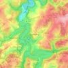 Mappa topografica Honsberg, altitudine, rilievo