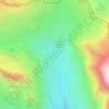 Mappa topografica Plaine de Tavernette, altitudine, rilievo