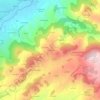 Mappa topografica Le Bourg, altitudine, rilievo