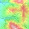Mappa topografica Quattro Vie, altitudine, rilievo
