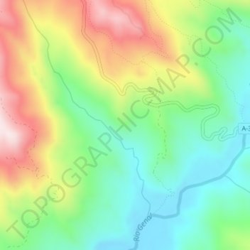 Mappa topografica La Dehesa, altitudine, rilievo