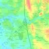 Mappa topografica La Bassetais, altitudine, rilievo
