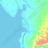 Mappa topografica Lambusan, altitudine, rilievo