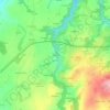 Mappa topografica Keranot, altitudine, rilievo