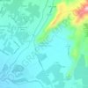 Mappa topografica Algarrobal - Punta El Olivo, altitudine, rilievo