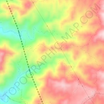 Mappa topografica Tazaplata, altitudine, rilievo