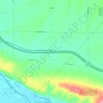 Mappa topografica Nass, altitudine, rilievo