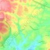 Mappa topografica Macere, altitudine, rilievo