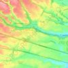 Mappa topografica Colle Tocciarello, altitudine, rilievo