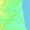 Mappa topografica Agsalin, altitudine, rilievo
