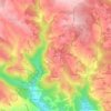 Mappa topografica La Tour, altitudine, rilievo