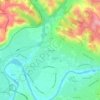 Mappa topografica La Guiraudié, altitudine, rilievo