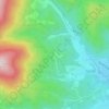Mappa topografica Sainte-Anne, altitudine, rilievo