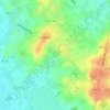 Mappa topografica La Vallée, altitudine, rilievo