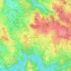 Mappa topografica Les Brus, altitudine, rilievo