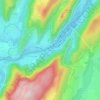 Mappa topografica Le Port, altitudine, rilievo