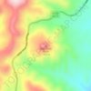 Mappa topografica Wild Dove Butte, altitudine, rilievo