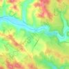 Mappa topografica La Peyre, altitudine, rilievo