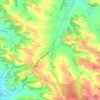 Mappa topografica Saint-Anne, altitudine, rilievo