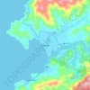 Mappa topografica Sirawai, altitudine, rilievo