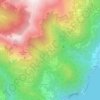 Mappa topografica Monti di Breglia, altitudine, rilievo