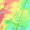 Mappa topografica Holzheim, altitudine, rilievo