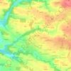 Mappa topografica Grand Beaufort, altitudine, rilievo