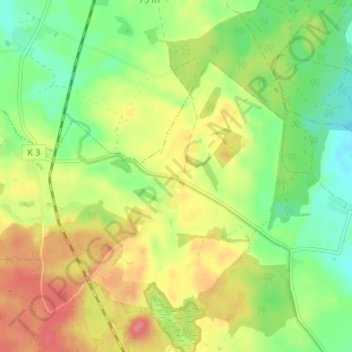 Mappa topografica Levenstorf, altitudine, rilievo