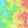 Mappa topografica Pallier, altitudine, rilievo