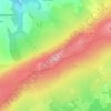 Mappa topografica Roc'h Trevezel, altitudine, rilievo