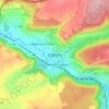 Mappa topografica Charency, altitudine, rilievo