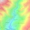 Mappa topografica Huilloc, altitudine, rilievo