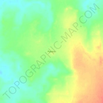 Mappa topografica Paraíso, altitudine, rilievo