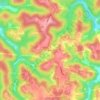 Mappa topografica McGee, altitudine, rilievo