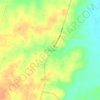 Mappa topografica El Molino, altitudine, rilievo
