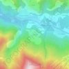Mappa topografica Clot Meyran, altitudine, rilievo