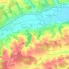 Mappa topografica Unterdax, altitudine, rilievo