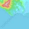 Mappa topografica Rocchette, altitudine, rilievo