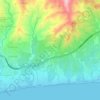 Mappa topografica Chilches, altitudine, rilievo