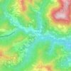 Mappa topografica Lagomarsino, altitudine, rilievo