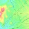 Mappa topografica Kayrilaw, altitudine, rilievo