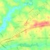 Mappa topografica Knob Hill, altitudine, rilievo