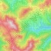 Mappa topografica Montelama, altitudine, rilievo