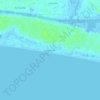 Mappa topografica Long Beach, altitudine, rilievo