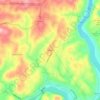 Mappa topografica Hilltown, altitudine, rilievo