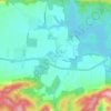Mappa topografica Mooresburg, altitudine, rilievo