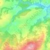 Mappa topografica Le Dresnay, altitudine, rilievo