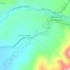 Mappa topografica Barraganete, altitudine, rilievo