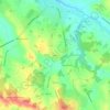 Mappa topografica Milleau, altitudine, rilievo