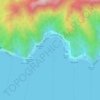 Mappa topografica Nua-Seetaga Bay, altitudine, rilievo